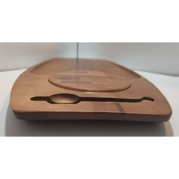 Vtg/Retro MCM Baribocraft Wooden Surfboard Cheese and Bread Serving Board 18" - Picture 5 of 12